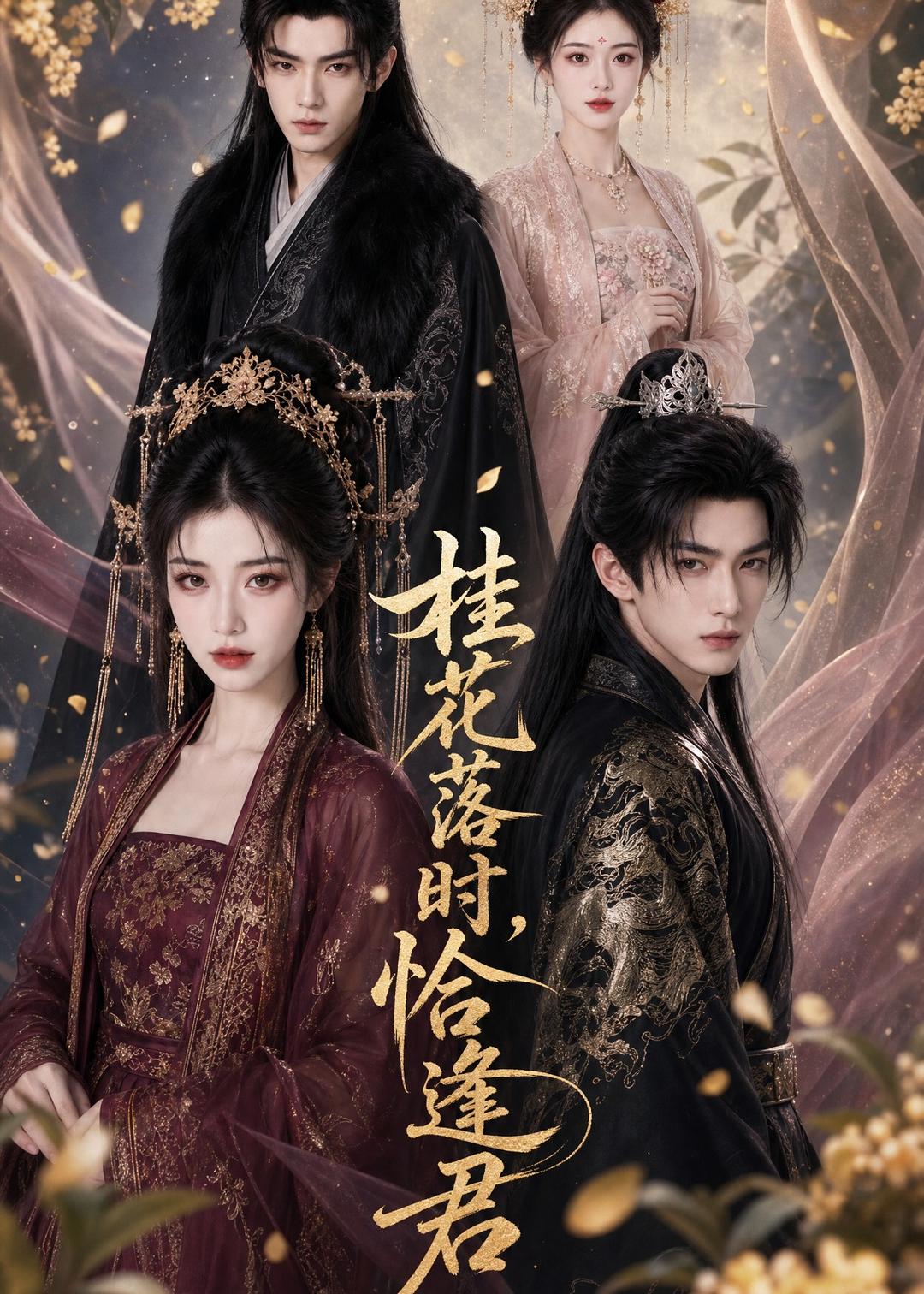 桂花落时，恰逢君海报